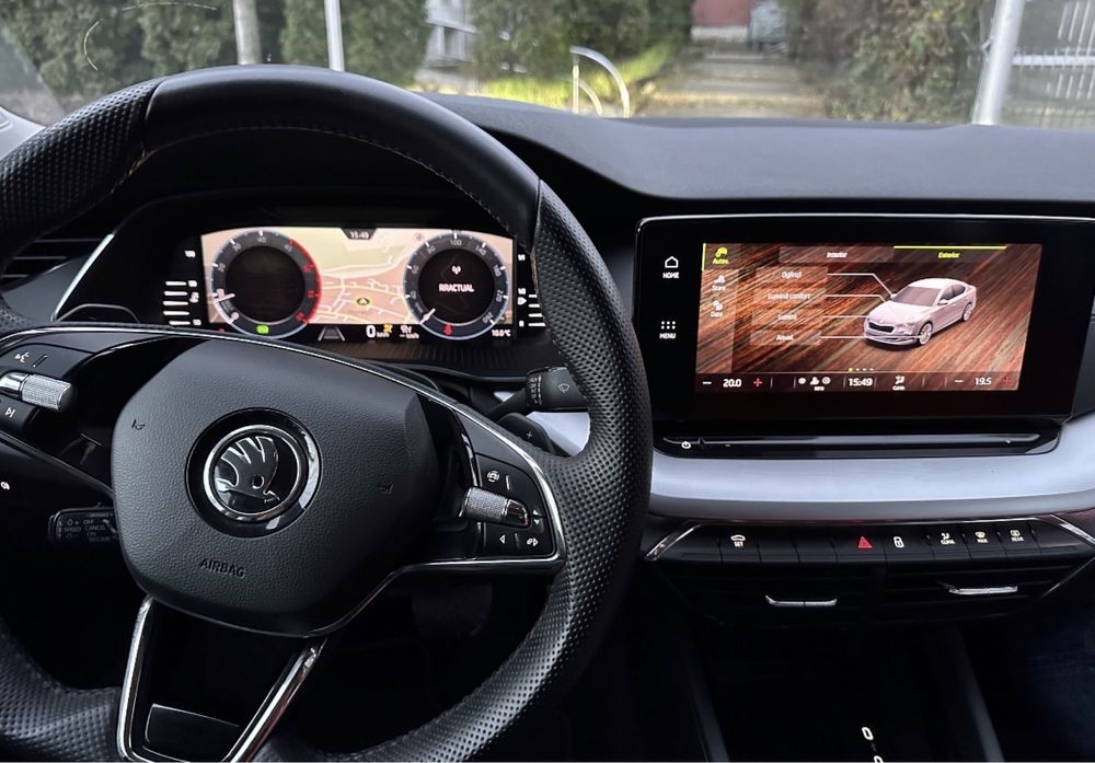 Skoda-Oct- AN: 2024–(4000 KM) 2.0 TDI: BORD VIRTUAL: ADUSĂ RECENT