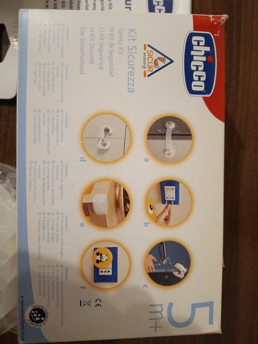 2 seturi Chicco Kit de siguranta pt dulap,priza,usa,frigider si lampa