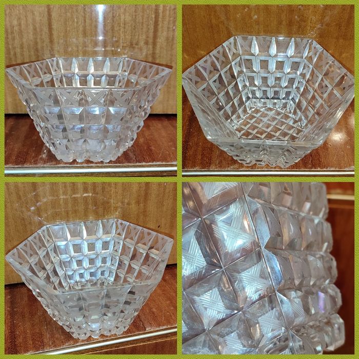 Салатница хрустальная большая