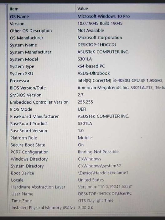 Asus ultrabook cu touchscreen I3