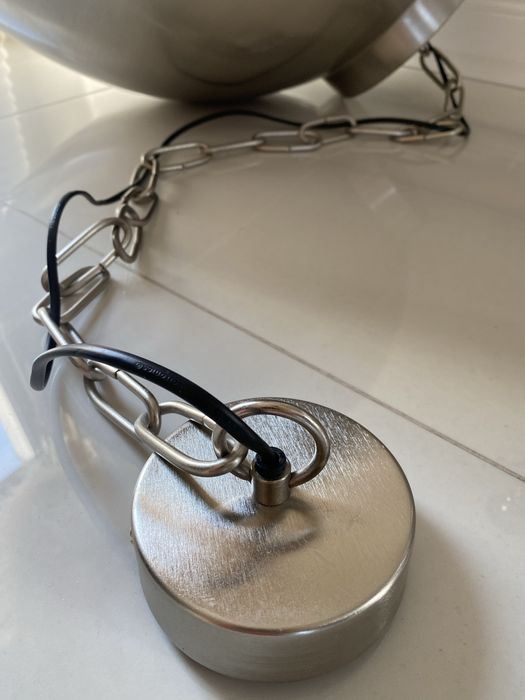 Дизайнерска лампа - хром пендел