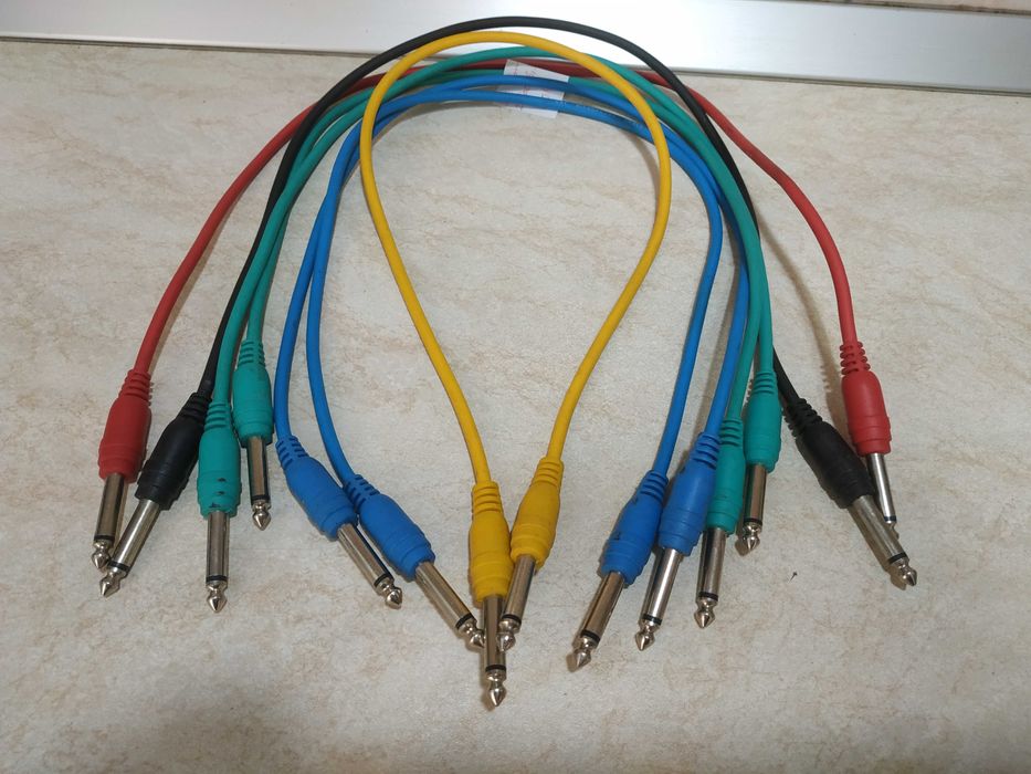 Cablu microfon/chitara , jack mono 6.3mm tata - jack mono 6.3mm tata