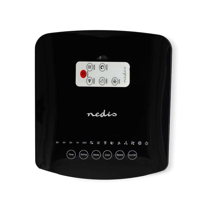 Голям въздушен охладител 2 в 1 Nedis с дистанционно управление, 4 л, 80 W
