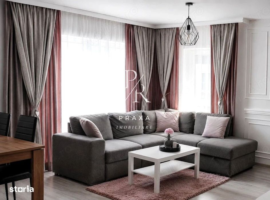 Apartament 2 camere, 58mp + balcon, parcare, mobilat complet, zona JYS — fotografia 1