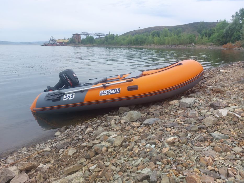 Лодка ПВХ с мотором "HIDEA" HD9.9FHS, 15 л.с
