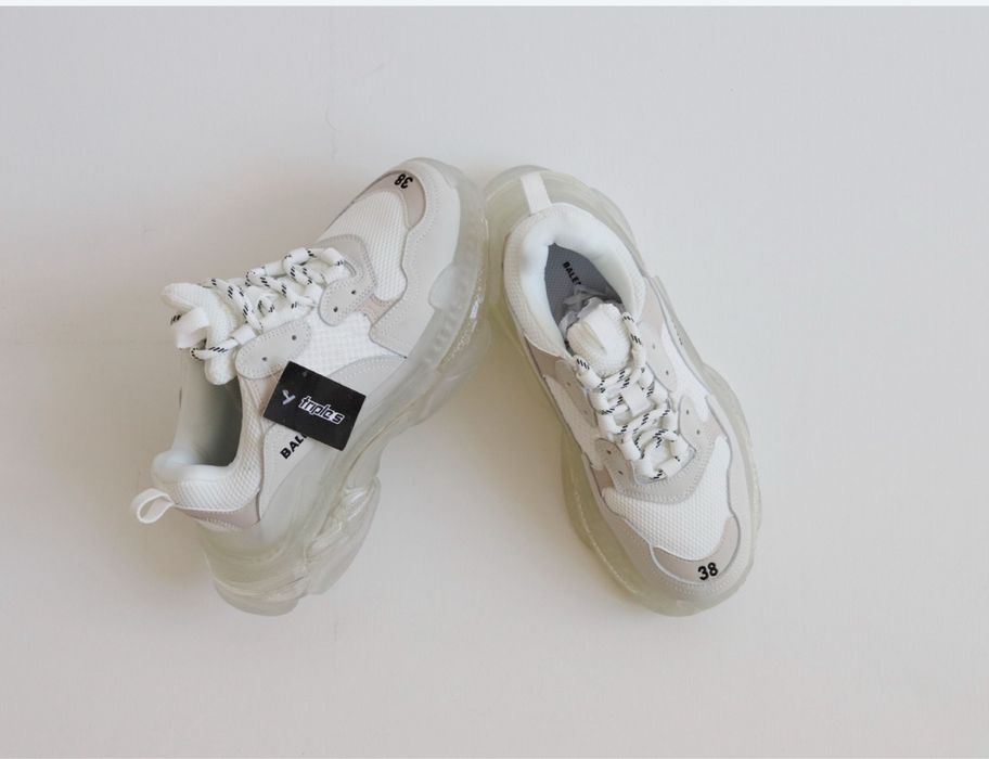 Balenciaga Triple S Clear Sole White 43 Premium NOI