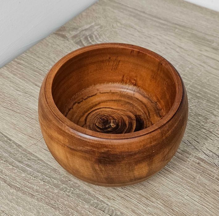 Ръчно изработена дървена купичка, купа ръчна изработка декорация дърво