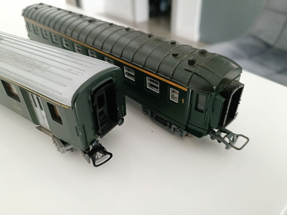 Macheta vagoane călătorii Cisternă trenuleț electric