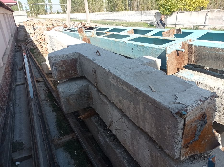 Подкранний балка 60 лик 6 дона . стойкала 40х40 4 дона Темир стойка 2