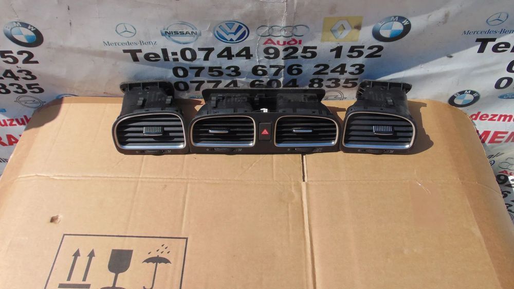 Grile ventilatie bord VW Golf 6 grila bord aer ac caldura clima dezmembrez golf 6