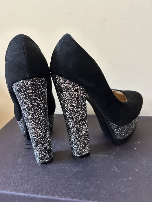 Pantofi cu toc si platforma marimea 36