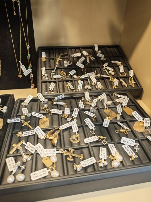 ROYAL: Bijuterii AUR 14K Bratara, Lant, Inel Colier/Bijuterie 585 dama 14k 18k