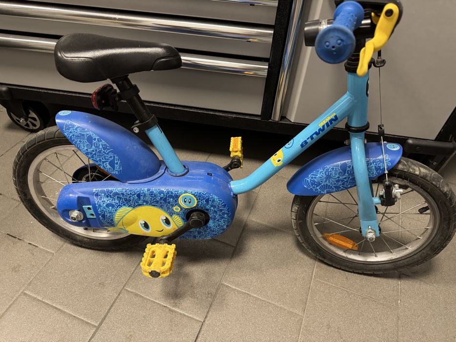 Bicicletă 14 inch 3-5 ani 500 robot b’twin
