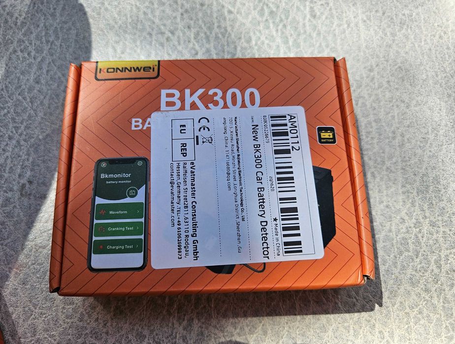 Безжичен тестер за акумулатори и електрически системи KONNWEI BK300