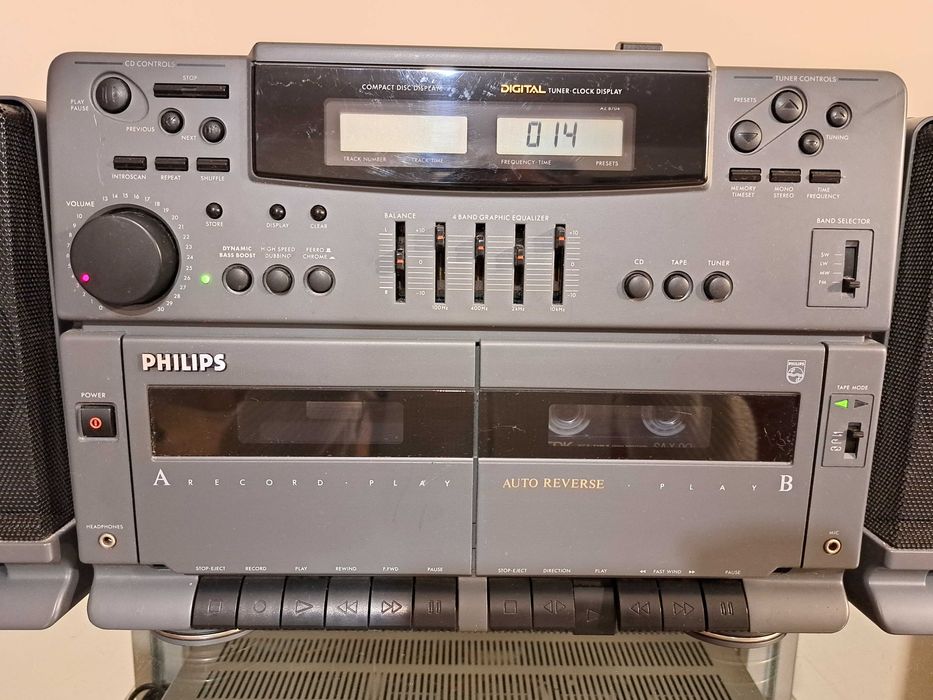 Boombox, radio casetofon Philips AZ8704