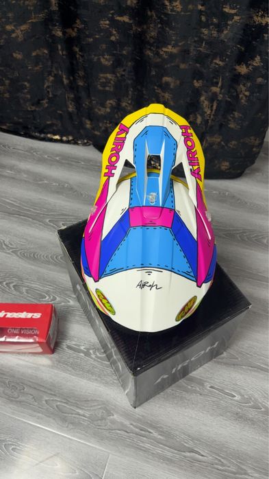 Cască Airoh cu ochelari Alpinestars
