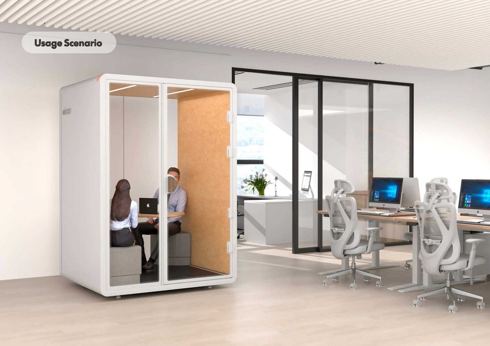 Звукоизоляционные кабинки FlexiSpot, с акустическими панелями