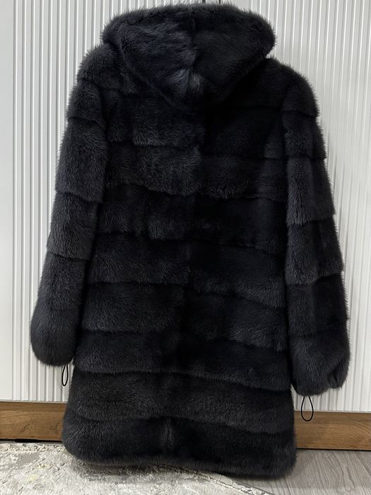 Продам шубу цвет графит