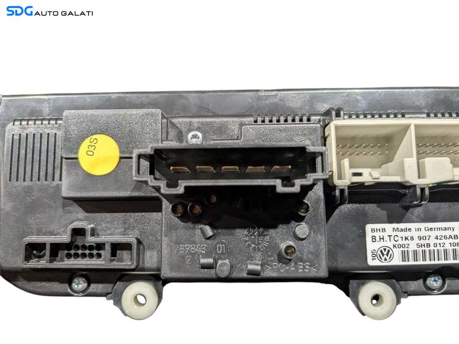 Panou Modul Unitate Comanda AC Aer Conditionat Clima Climatronic Volkswagen Caddy 4 2010 - 2025 Cod 1K8907426AB 5HB012108-50 [N4079]