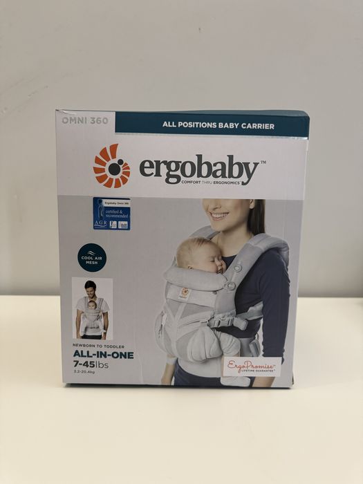 Раница Ergobaby Omni 360 Cool Air Mesh, Pearl Grey