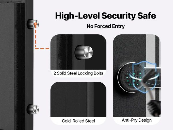 Промо! Сейф (каса) за оръжие с циф. клавиатура и заключване за 7 пушки