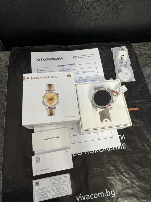 ЧИСТО НОВ 41mm Huawei watch Vivacom Гаранция  GT 6 | GT6 BT 2028