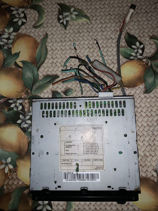 Clarion magnitafon daewoo nexia 1