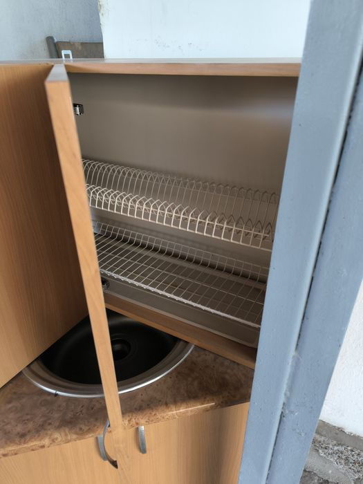 Угловая мойка с сушилкой