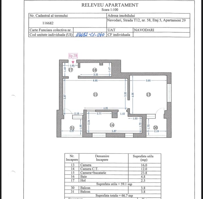 Oferta  - Ultimul Apartament 2 camere in Mamaia Nord
