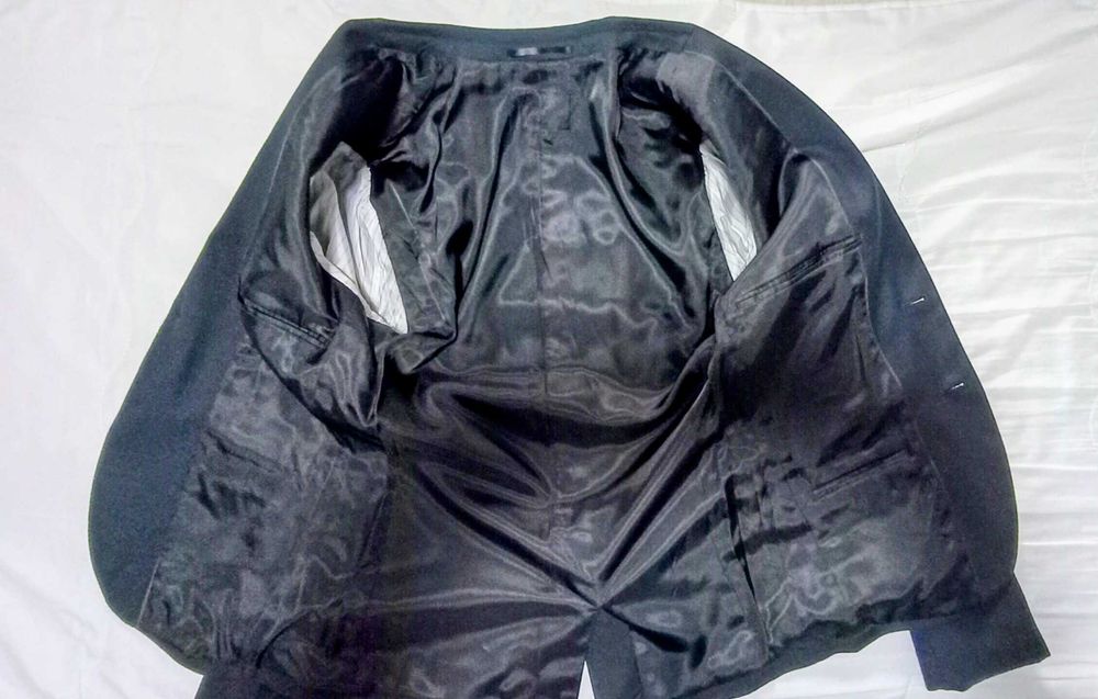 Мъжки костюм 100% студена вълна + подарък