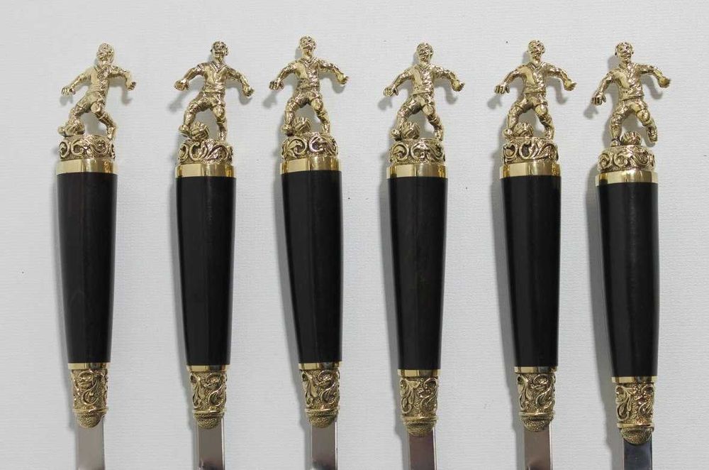 Элитный подарок для мужчин - набор шампуров "Футболисты"