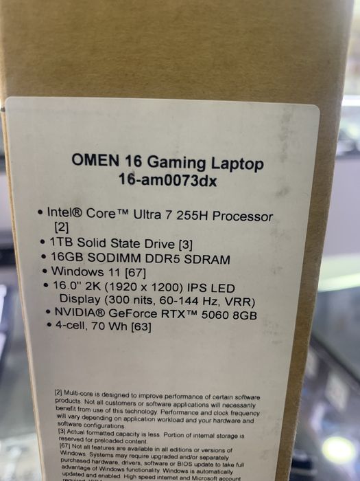 HP Omen Gaming laptop