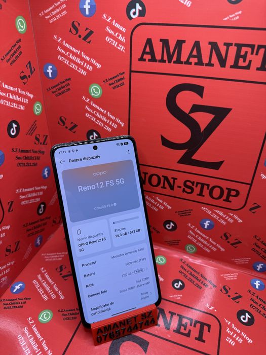Oppo Reno 12 FS 5G 512Gb Amanet SZ Non Stop