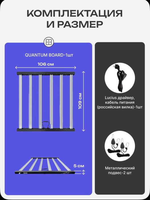 Фитолампа, квантумборд, quantumboard 720w