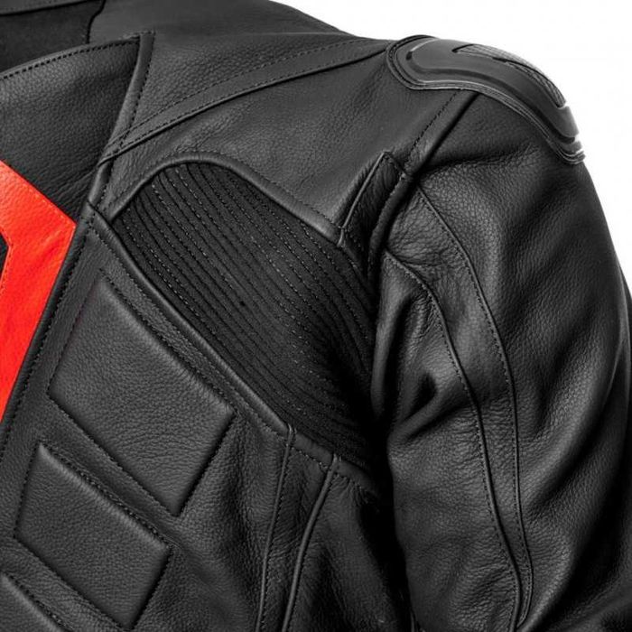 Кожено мото яке ADRENALINE Symetric Black