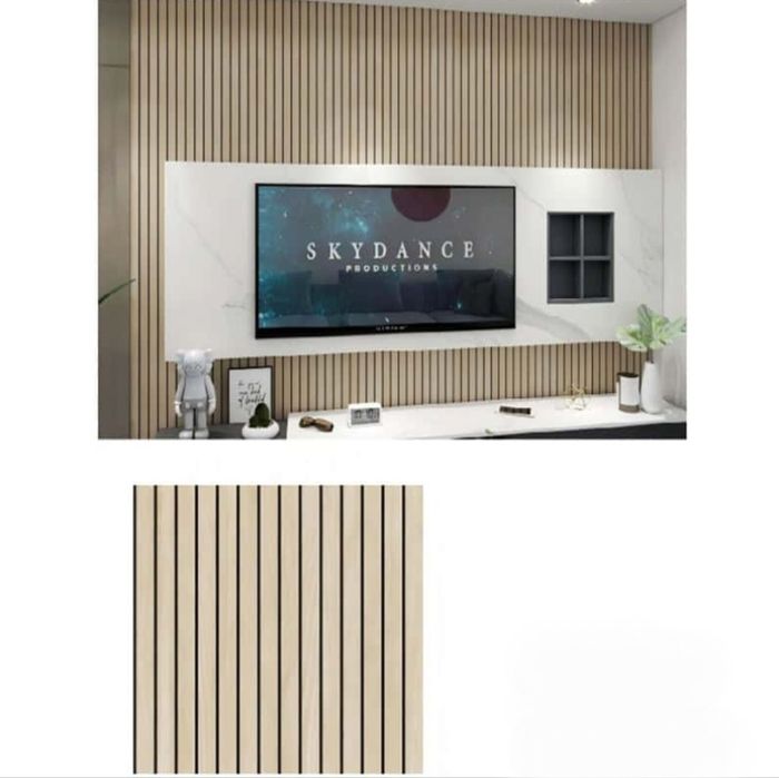 Panou autoadeziv perete model riflaj 60 x 300 cm PVC