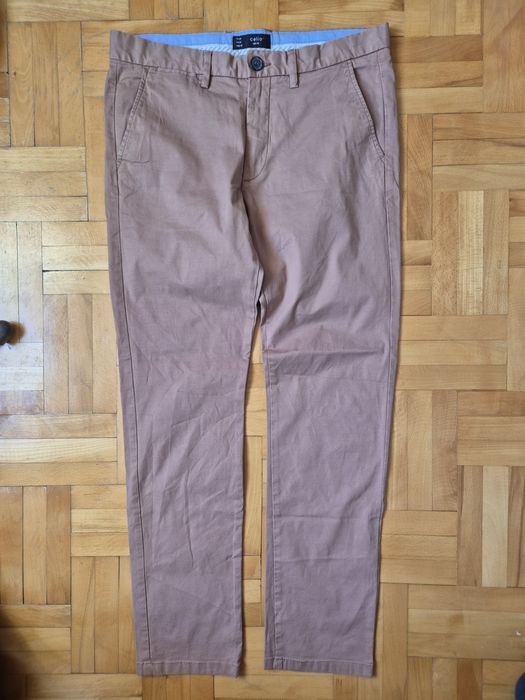 Pantaloni Celio, Croială Premium Slim Fit, Casual-Chic, Bărbați - 44
