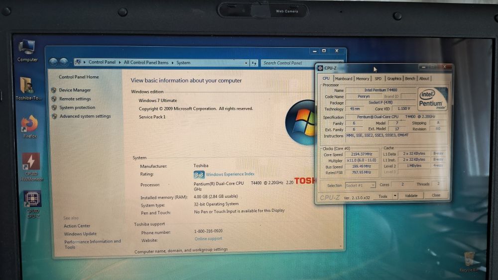 Laptop Toshiba Лаптоп Тошиба