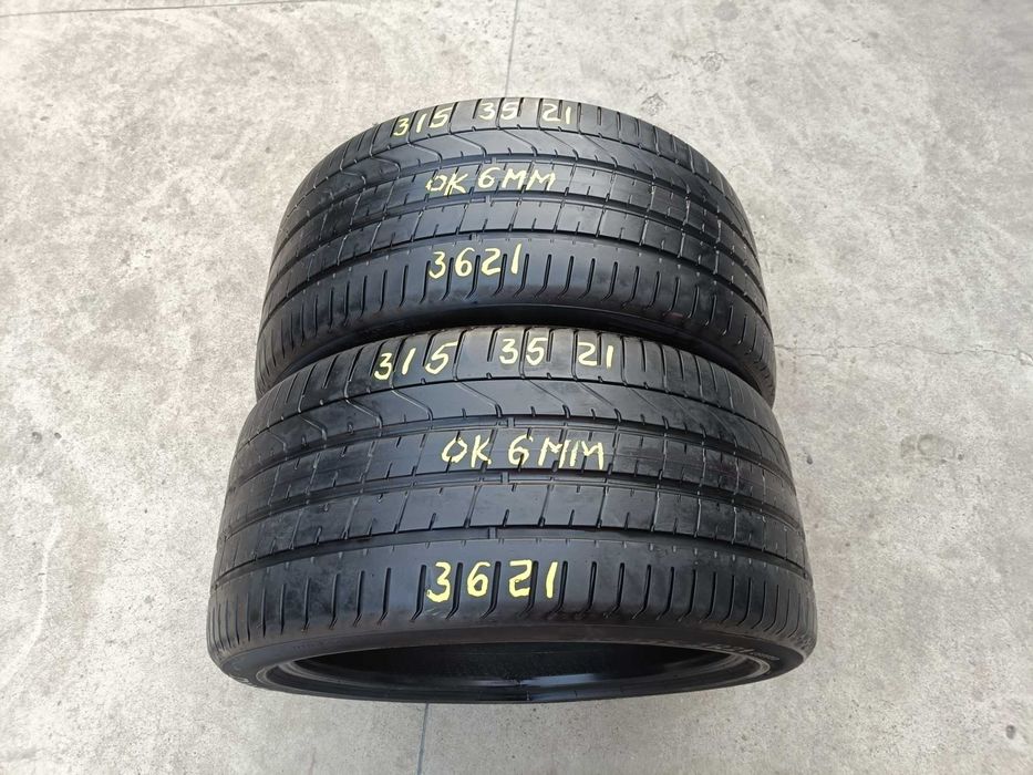 Doua anvelope de vara 315 35 21 pirelli p zero 6,5 mm 3621