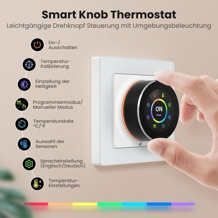 Termostat WiFi smart incalzire pardoseala Alexa