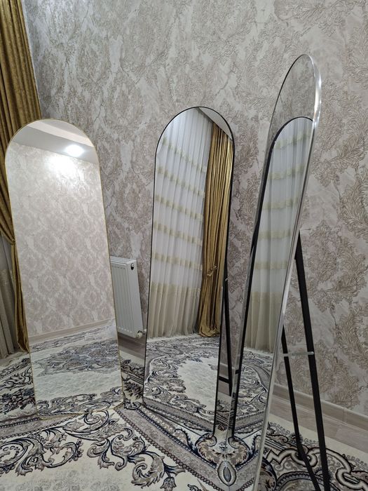 Зеркало золотистый  серебристый и черный цвет оригинал!