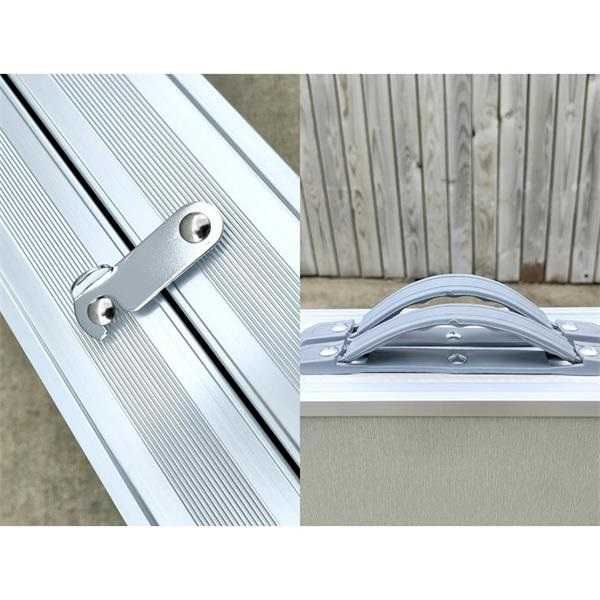 ПРОМО!! Сгъваема маса и столове, за 4 души, За пикник и къмпинг, Алуминиева