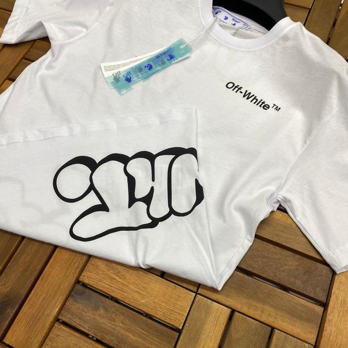 tricou off white colecție noua