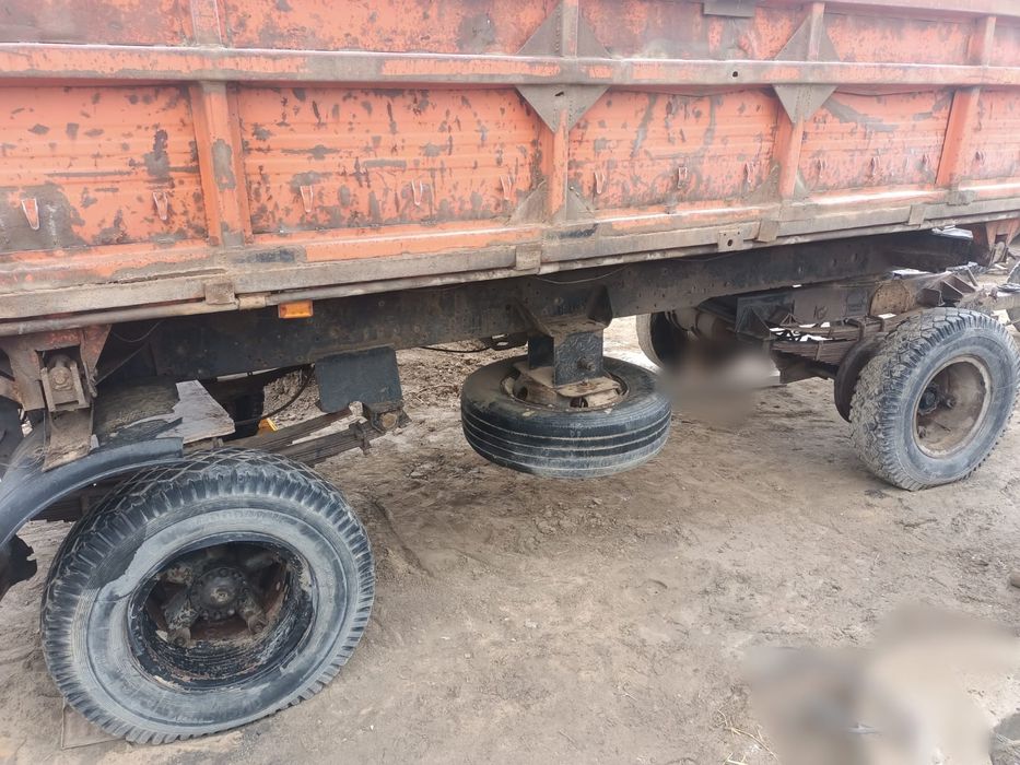 Прицеп на КамАЗ самацвал