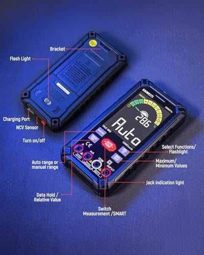 KAIWEETS KM601S мултиметър 10000 counts True RMS акумулаторен