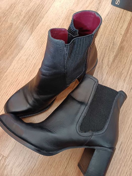 боти ZARA естествена кожа