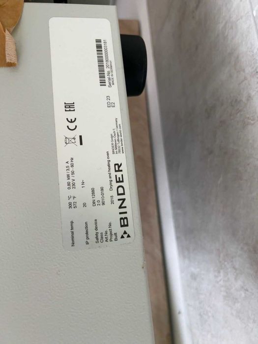 Aparatura de laborator - Etuvă model ED23 – Binder