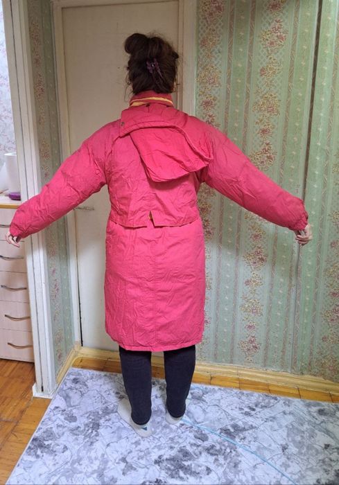 Пуховик.Р.48-50. Натуральный пух. Куртка. Пальто