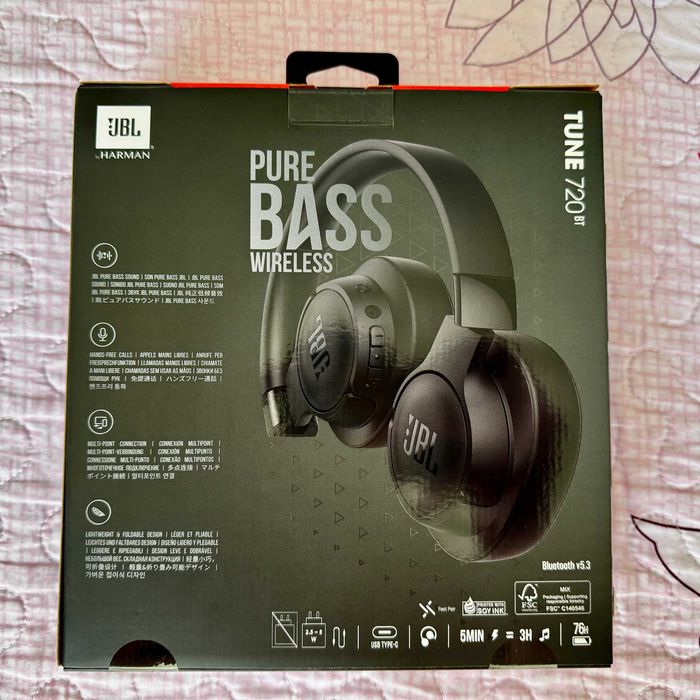 Наушники JBL Tune 720BT Black