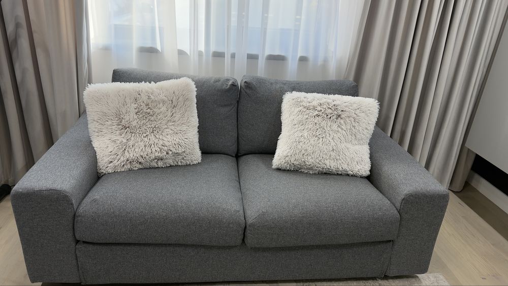 Vand canapea stofa gri inchis